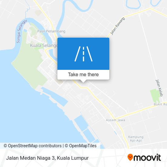 Jalan Medan Niaga 3 map