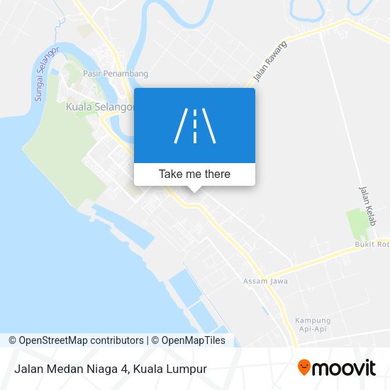 Jalan Medan Niaga 4 map