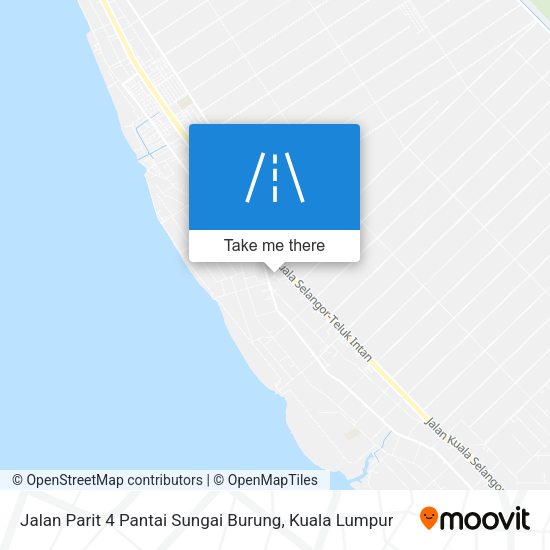 Jalan Parit 4 Pantai Sungai Burung map