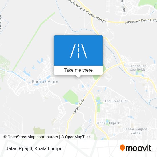 Jalan Ppaj 3 map