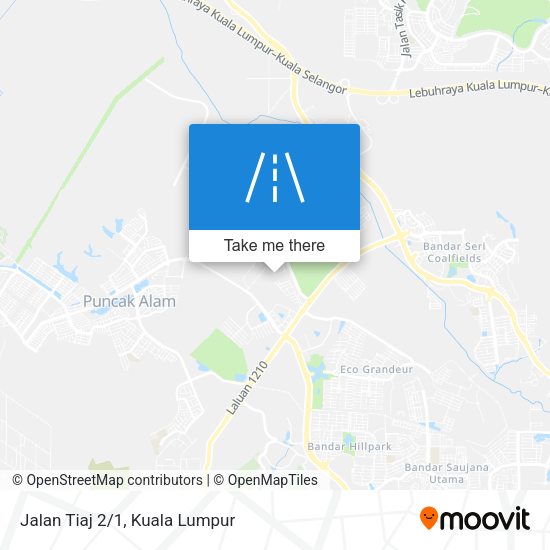 Jalan Tiaj 2/1 map