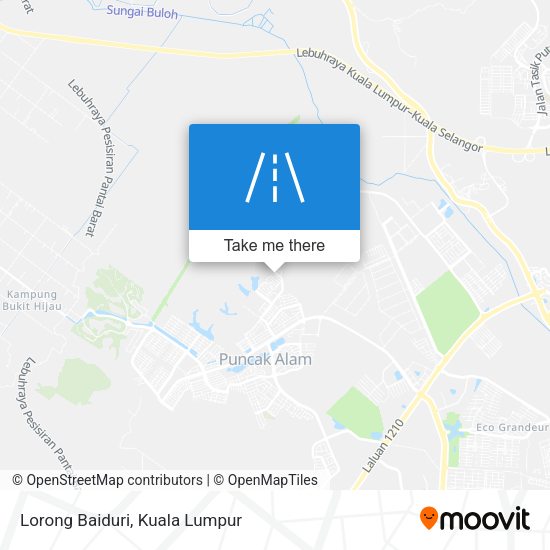 Peta Lorong Baiduri