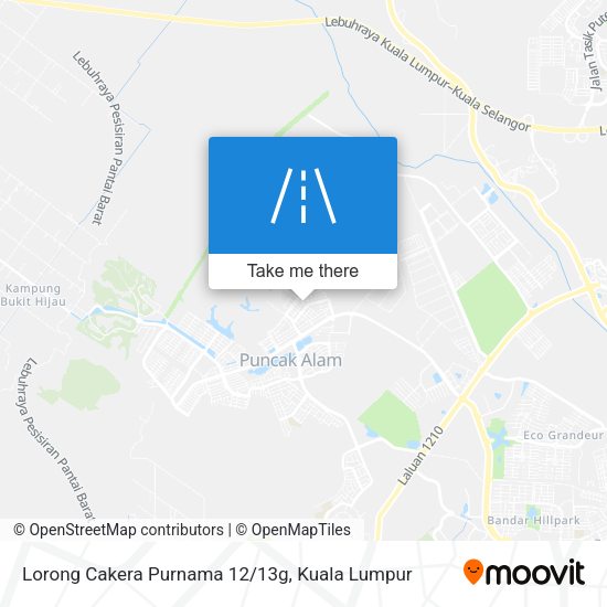 Peta Lorong Cakera Purnama 12/13g