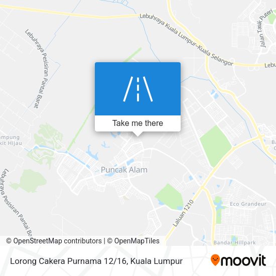 Peta Lorong Cakera Purnama 12/16