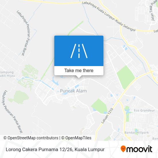 Lorong Cakera Purnama 12/26 map