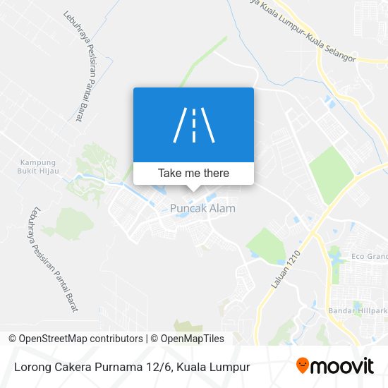 Lorong Cakera Purnama 12/6 map
