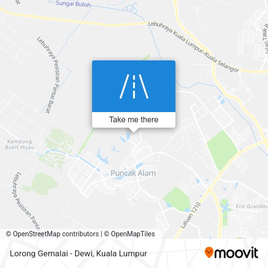 Peta Lorong Gemalai - Dewi