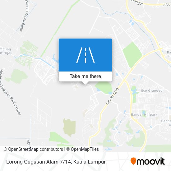 Peta Lorong Gugusan Alam 7/14