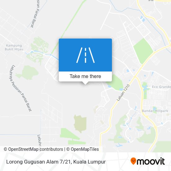 Lorong Gugusan Alam 7/21 map