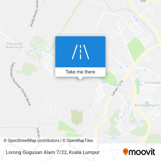 Peta Lorong Gugusan Alam 7/22
