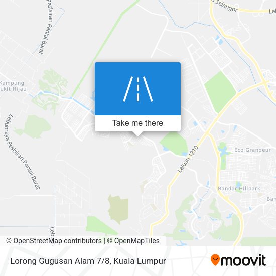 Lorong Gugusan Alam 7/8 map
