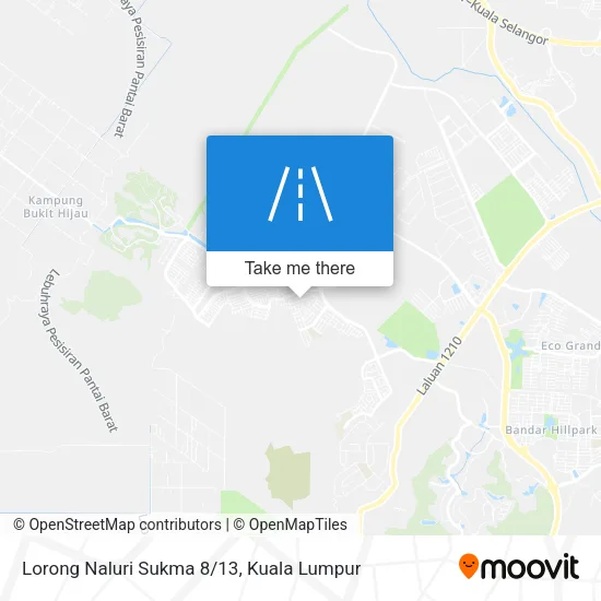 Lorong Naluri Sukma 8/13 map
