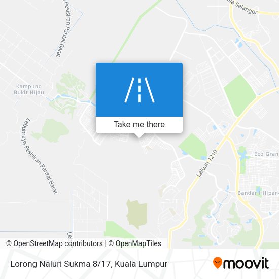 Lorong Naluri Sukma 8/17 map