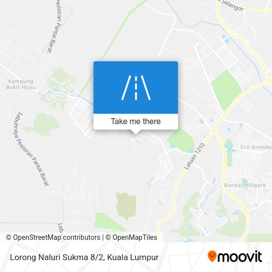 Lorong Naluri Sukma 8/2 map