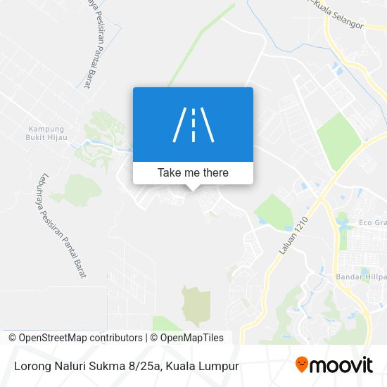 Peta Lorong Naluri Sukma 8/25a