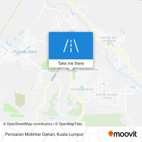 Peta Persiaran Mokhtar Dahari