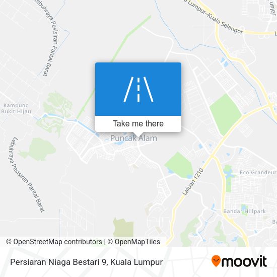 Peta Persiaran Niaga Bestari 9