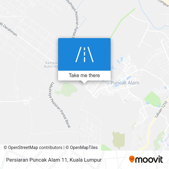 Peta Persiaran Puncak Alam 11