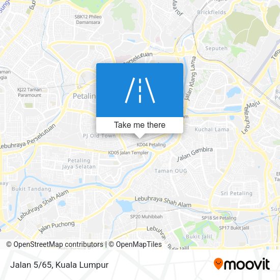 Jalan 5/65 map