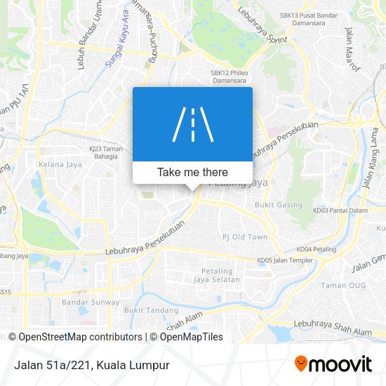 Peta Jalan 51a/221