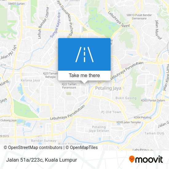 Peta Jalan 51a/223c