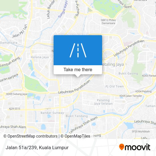 Peta Jalan 51a/239