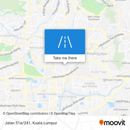 Peta Jalan 51a/241