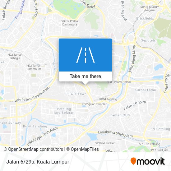 Jalan 6/29a map