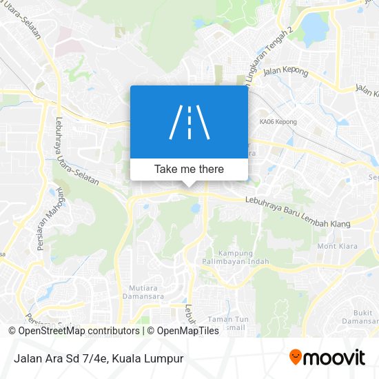 Peta Jalan Ara Sd 7/4e