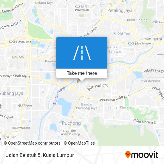 Jalan Belatuk 5 map