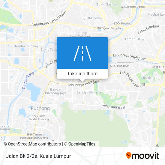 Peta Jalan Bk 2/2a