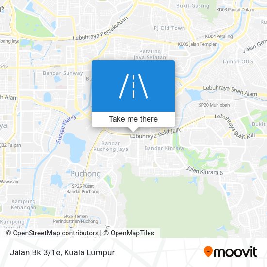 Peta Jalan Bk 3/1e
