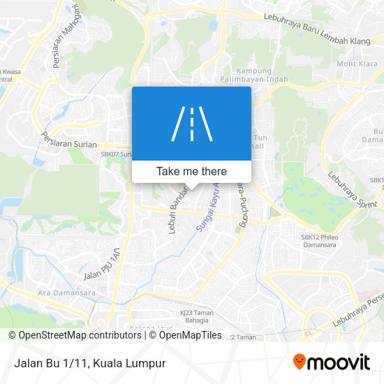 Peta Jalan Bu 1/11