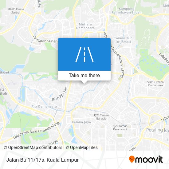 Jalan Bu 11/17a map