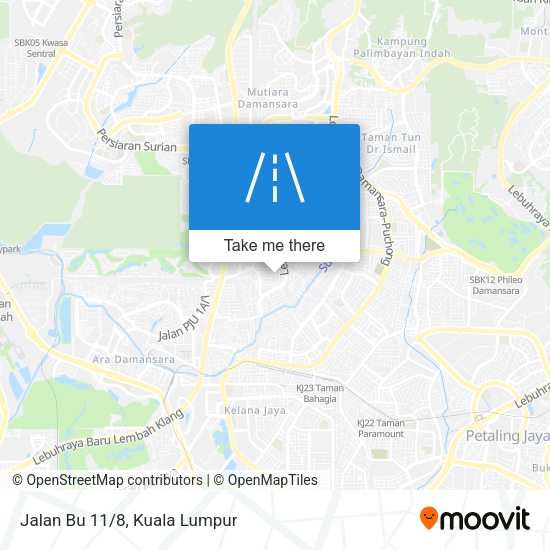 Jalan Bu 11/8 map