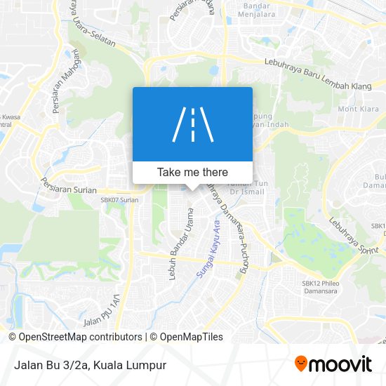 Jalan Bu 3/2a map