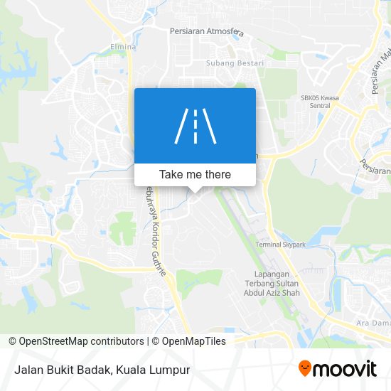 Jalan Bukit Badak map