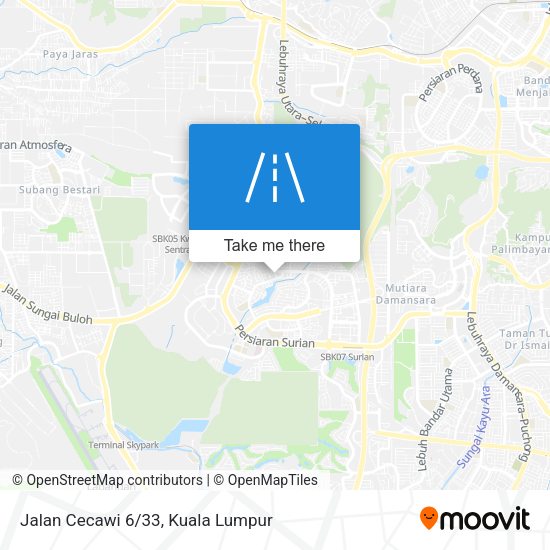 Jalan Cecawi 6/33 map