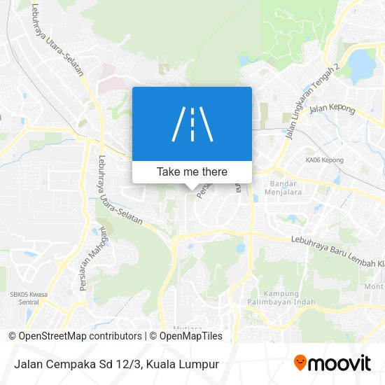 Peta Jalan Cempaka Sd 12/3