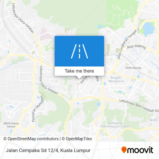 Jalan Cempaka Sd 12/4 map