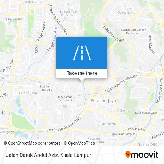 Jalan Datuk Abdul Aziz map
