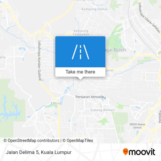 Peta Jalan Delima 5