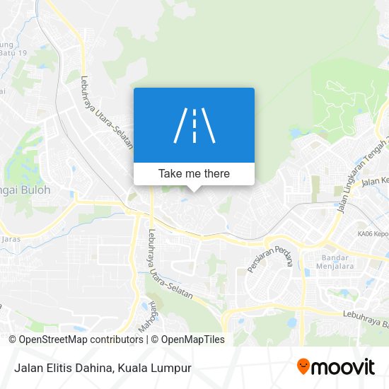 Peta Jalan Elitis Dahina