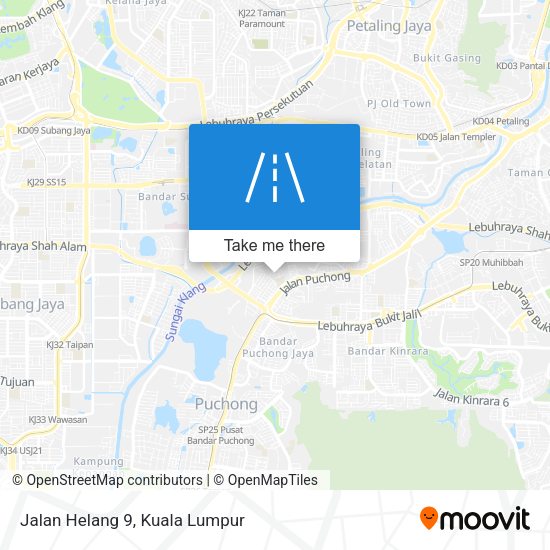 Peta Jalan Helang 9