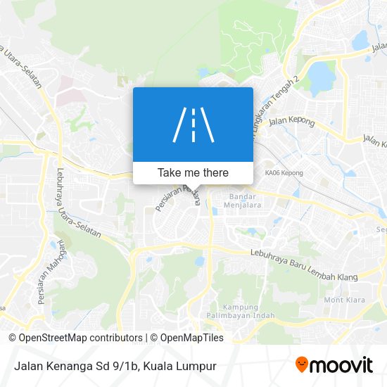 Jalan Kenanga Sd 9/1b map