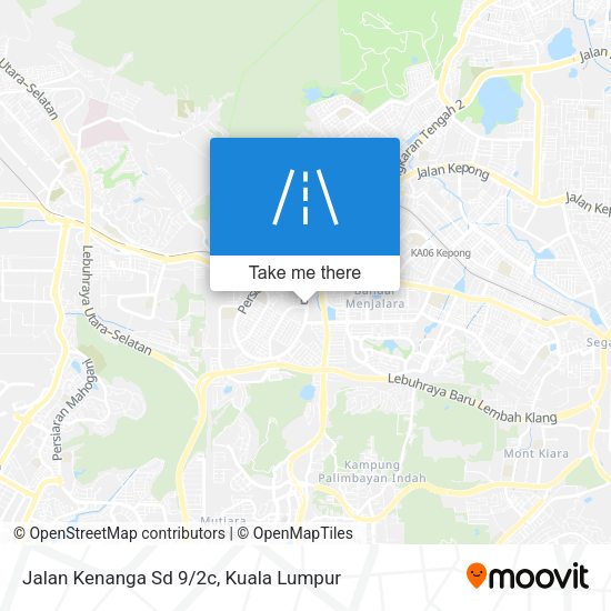 Jalan Kenanga Sd 9/2c map