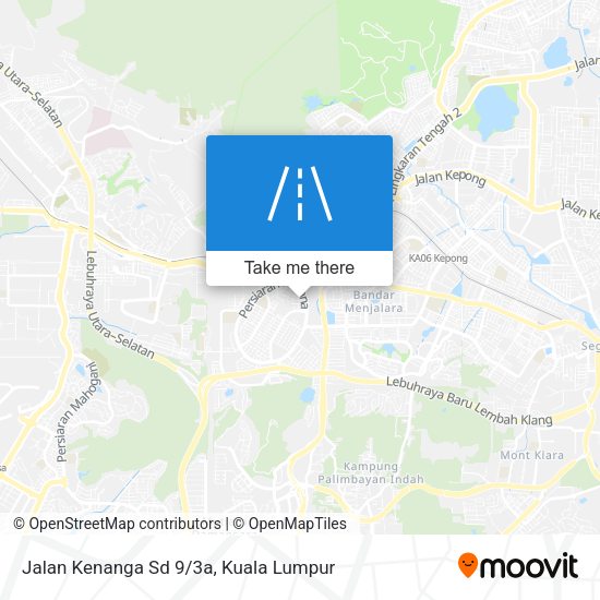Peta Jalan Kenanga Sd 9/3a