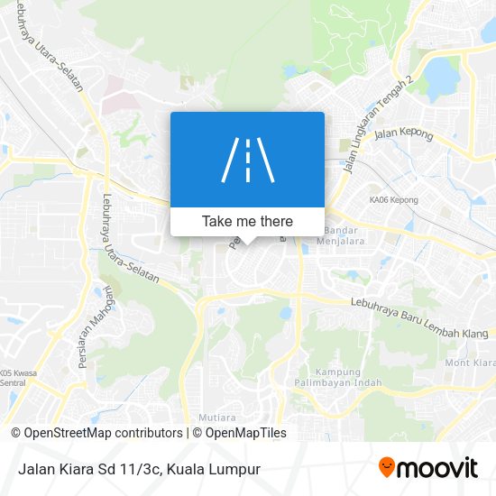 Jalan Kiara Sd 11/3c map