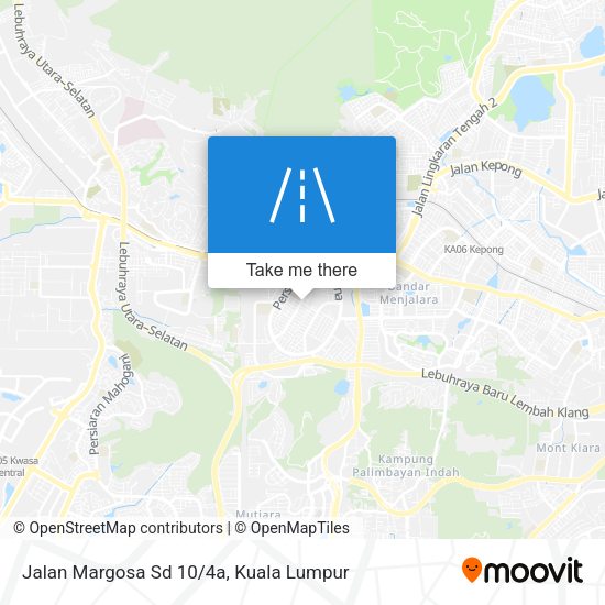 Jalan Margosa Sd 10/4a map