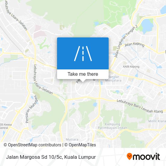 Jalan Margosa Sd 10/5c map